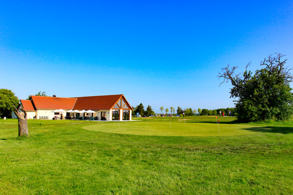 practice, putting, restaurant, terrasse, golf, terrain de golf, Approche, bunkers, green