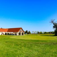 practice, putting, restaurant, terrasse, golf, terrain de golf, Approche, bunkers, green